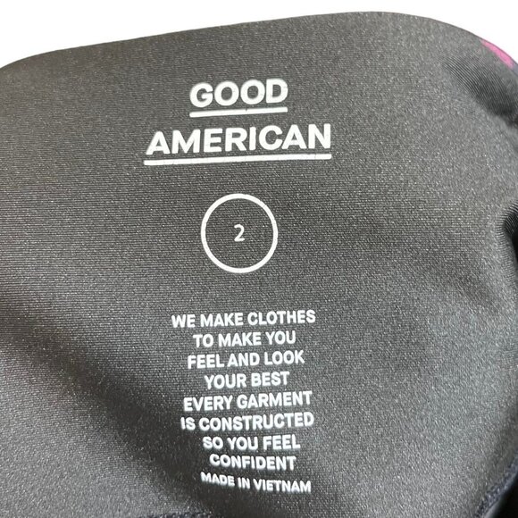 Good American Ombre Leopard Leggings Women’s Size Medium Cinched Waist - Picture 15 of 15